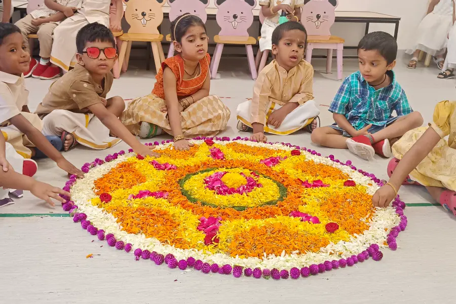 onam celebrations 2024 image - Yuvabharathi Nursery